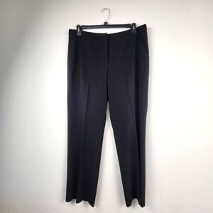 Worthington Stretch Waist High Rise Black Trouser Career Pants Plus Size 16 Long